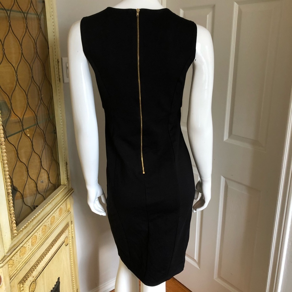 NWT Charles Henry Black LBD Sheath Dress S - Picture 4 of 6